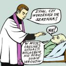 na łożu śmierci